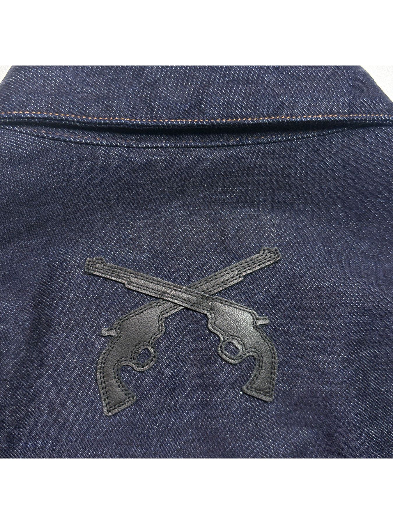 【予約品 8月23日(日) 締切】11.5oz DENIM JK/PAT / レザーパッチ / ブルー
