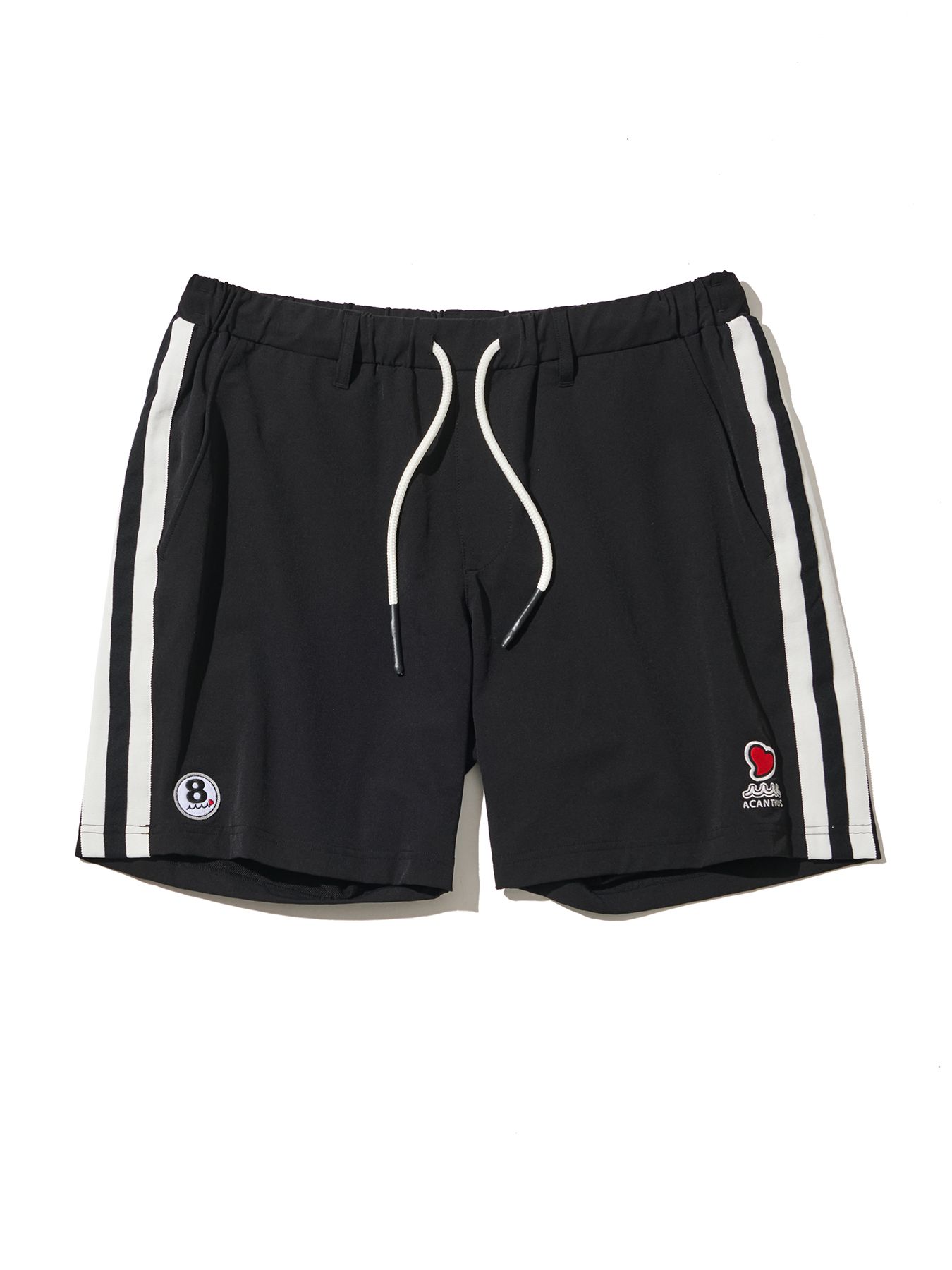 【予約品 10月9日(木) 締切】muta sweet shorts / ショートパンツ / ブラック【Acanthus × muta MARINE】