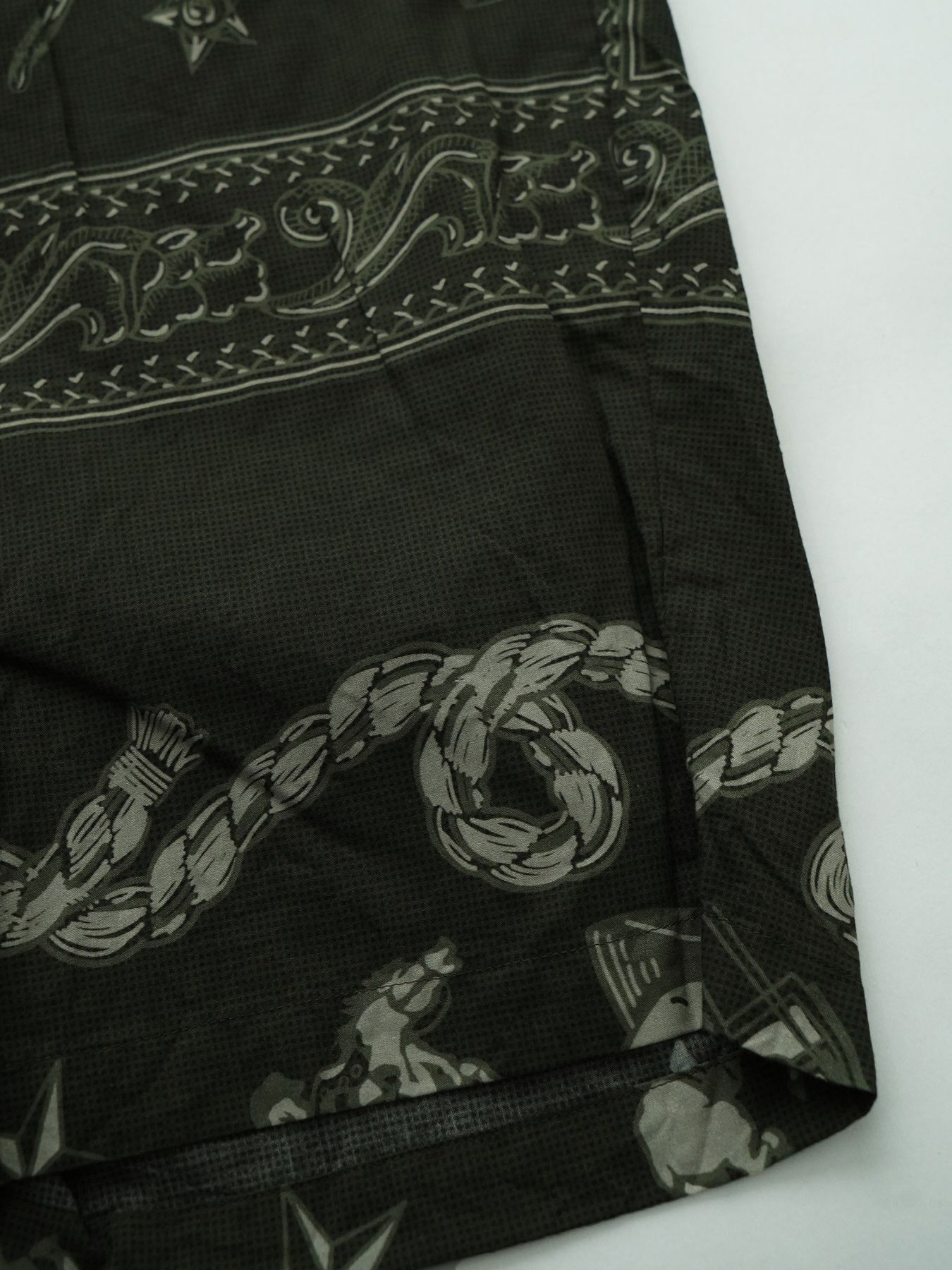 【予約品 11月23日(日) 締切】WESTERNBANDANA SHORTS / バンダナプリント ショーツ / CHARCOAL