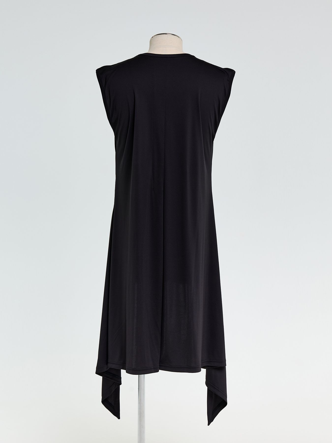 【予約品 10月26日(日) 締切】Costume Line：Flare Long Tank Top / フレアロングタンクトップ / ブラック