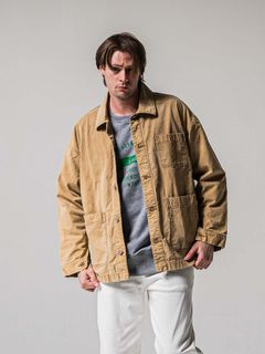 【予約品 11月16日(日) 締切】RC COVER ALL / ミリタリーキャンバス カーバーオールジャケット / ダークブラウン