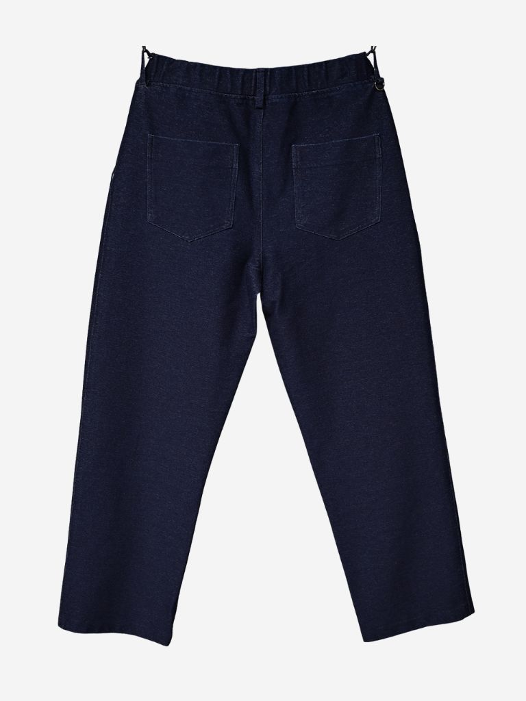 《予約11月17日19時締め》 EX denim jersey  WIDE PT / ワイドパンツ / インディゴワンウォッシュ