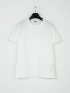 【予約品 10月12日(日) 締切】Natural Soft Cotton Crew Neck T-shirt / 30/-ナチュラルソフト天竺 クルーネック Tシャツ / ホワイト