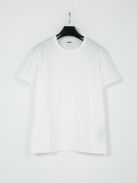 【予約品 10月13日(月) 締切】Natural Soft Cotton Crew Neck T-shirt / 30/-ナチュラルソフト天竺 クルーネック Tシャツ / ホワイト
