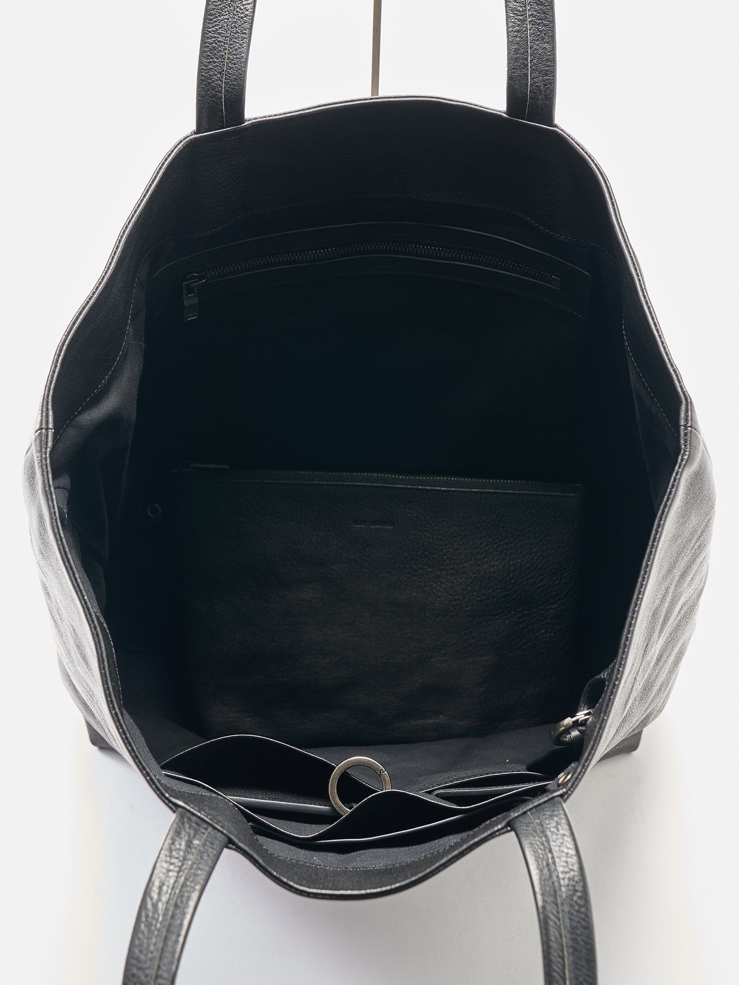 【予約品】 KOBE LEATHER big tote bag/ トートバッグ / ブラック