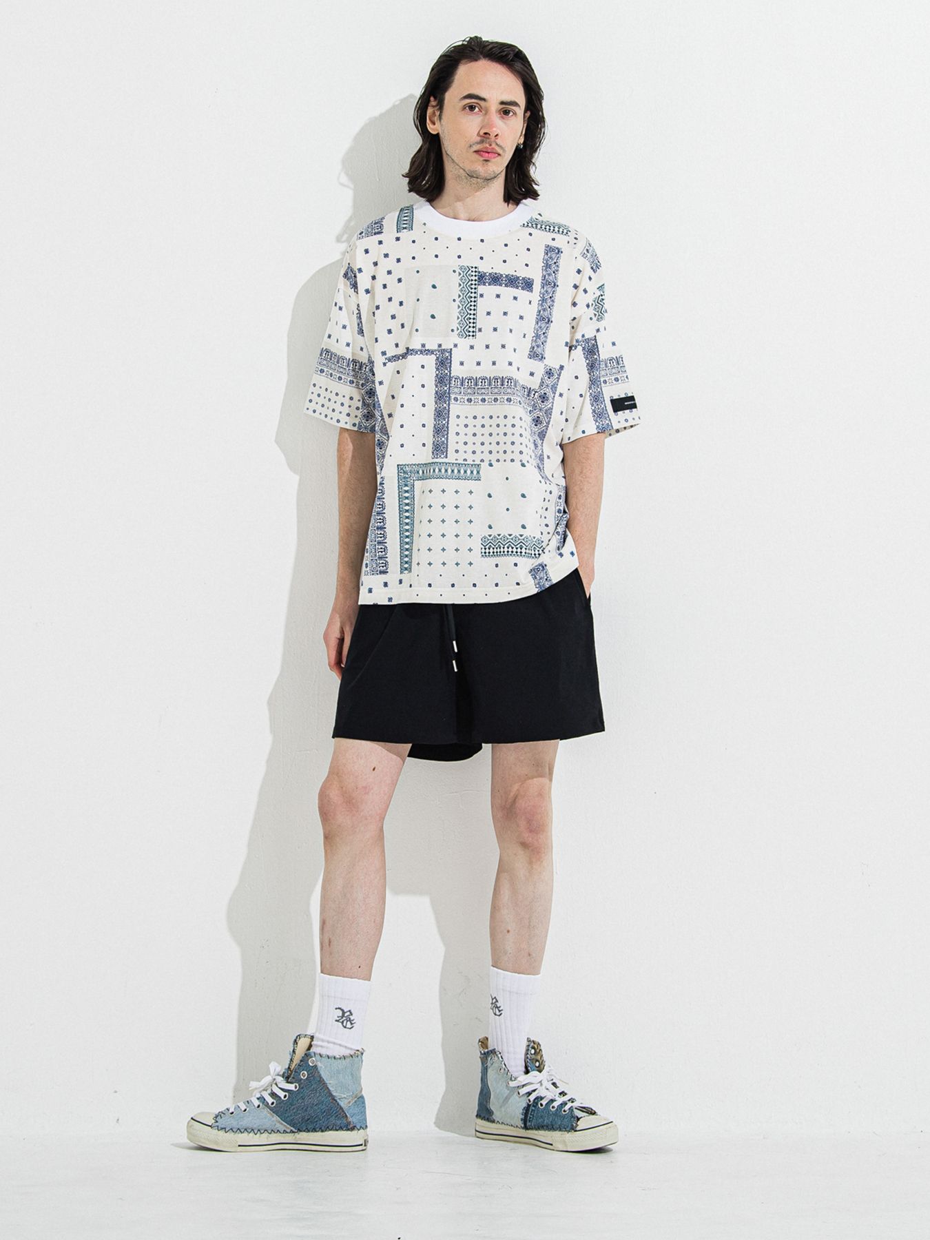 【予約品 】TV NYLON SHORTS / ティーヴィーナイロンショーツ / ブラック