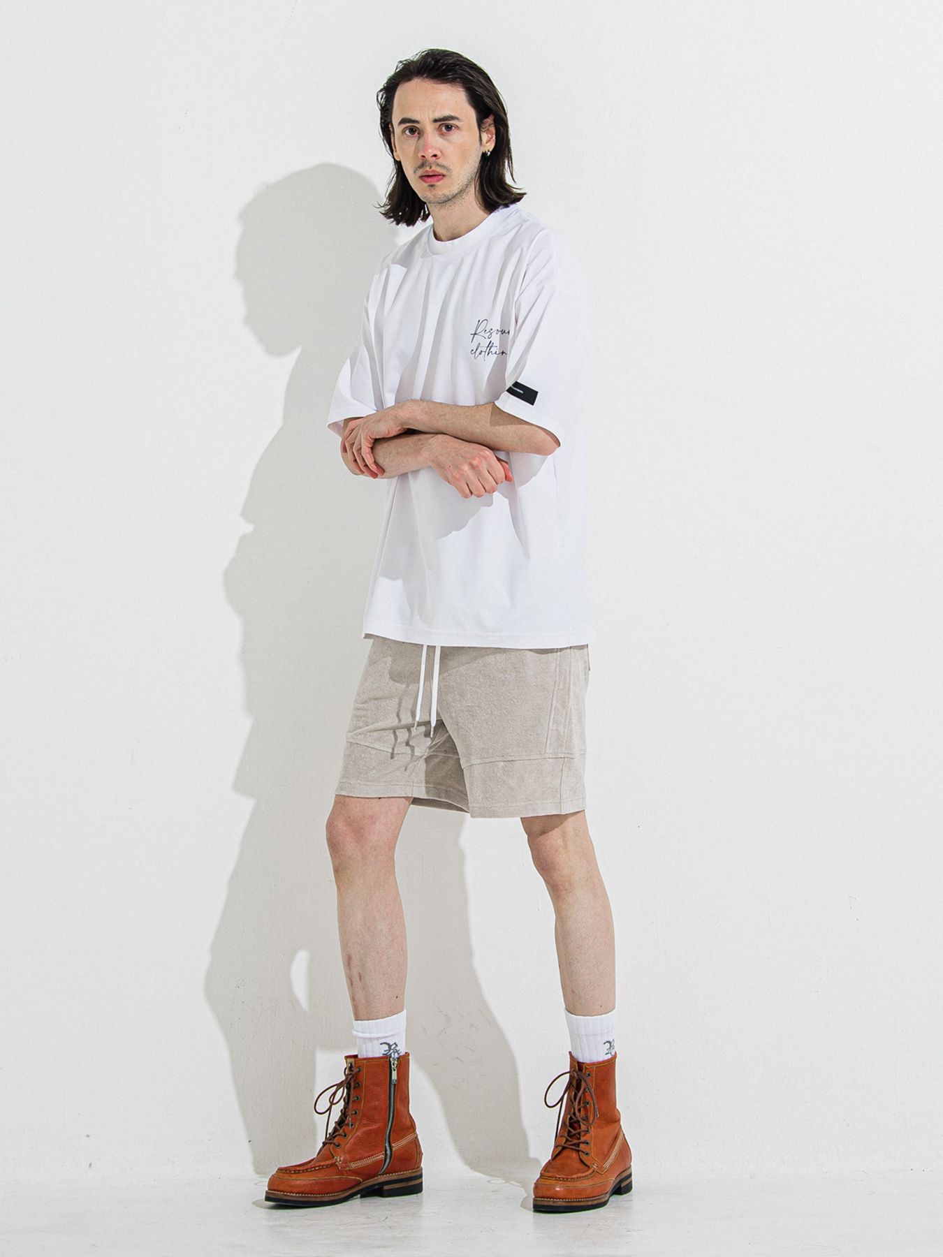 【予約品 】ID RASH OVER T / ラッシュガード IDオーバーサイズTシャツ / ホワイト