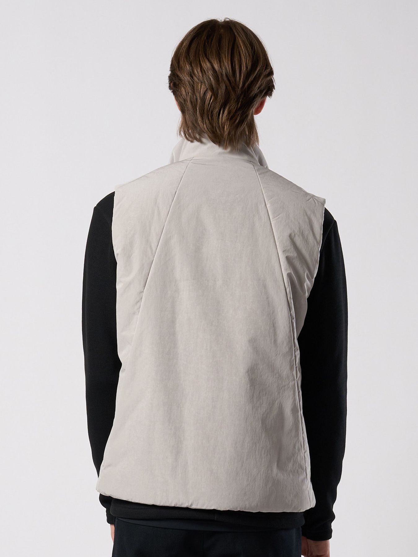 【予約品 4月19日(日) 18時締切】solid zip vest / ソリッド ジップベスト / フェードグレー