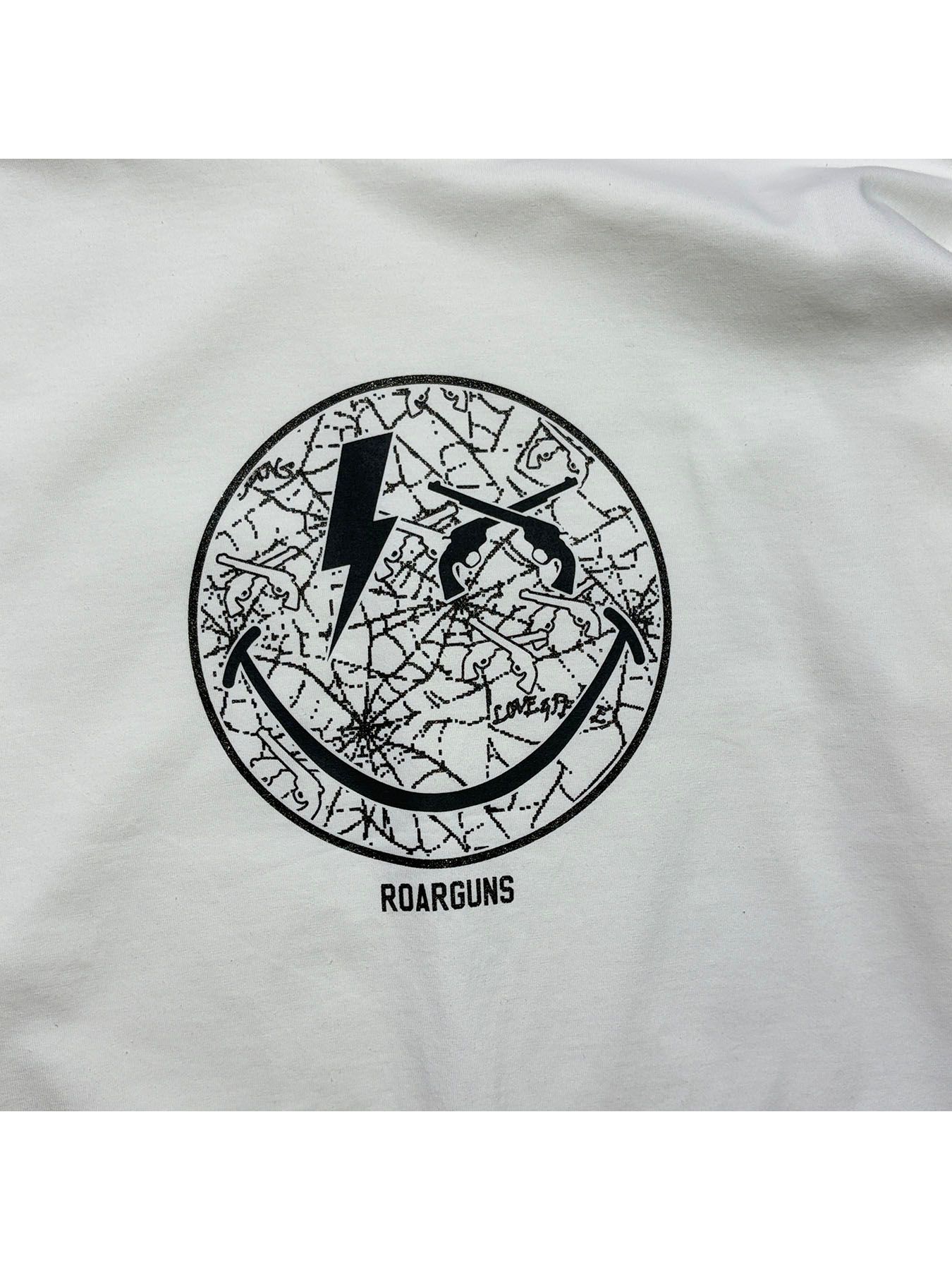 【予約品 3月9日(月) 18:00 締切】ORG/CO L/S T SMILE / スマイルプリント オーガニックコットン ロンT / ホワイト