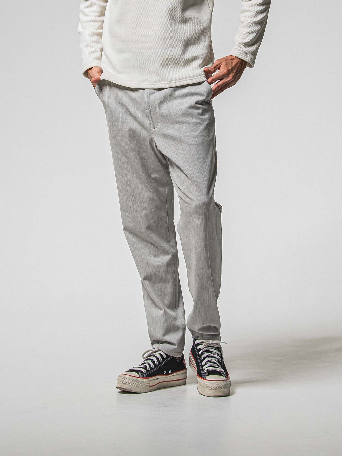 【予約品 】PAT WIDE EASY PANTS / パット ワイドイージーパンツ / グレー