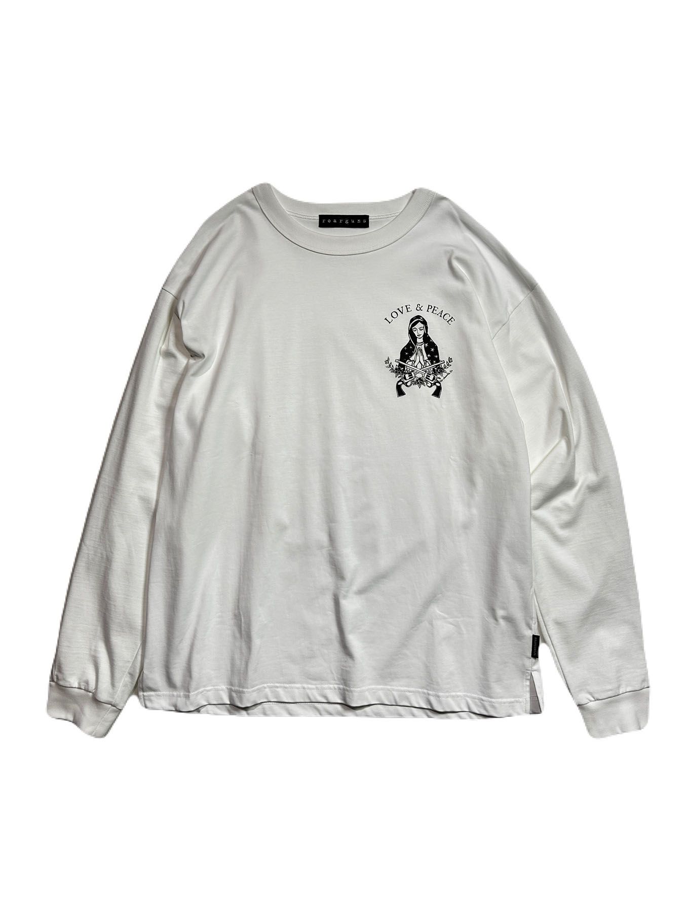 【予約品 8月10日(日) 締切 】MARIA PRINT L/S T / マリアプリント ロングスリーブ Tシャツ / ホワイト