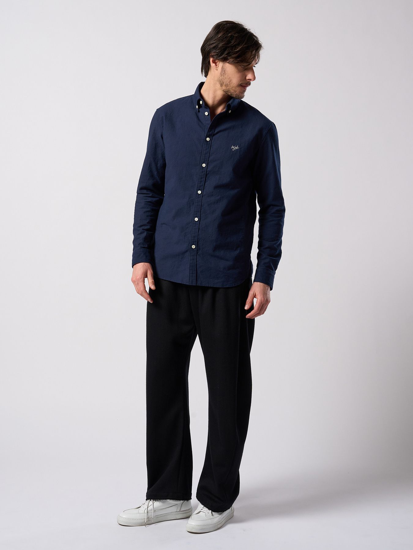 【予約品 4月19日(日) 18時締切】classic B.D shirt / クラシック ボタンダウンシャツ / ネイビー