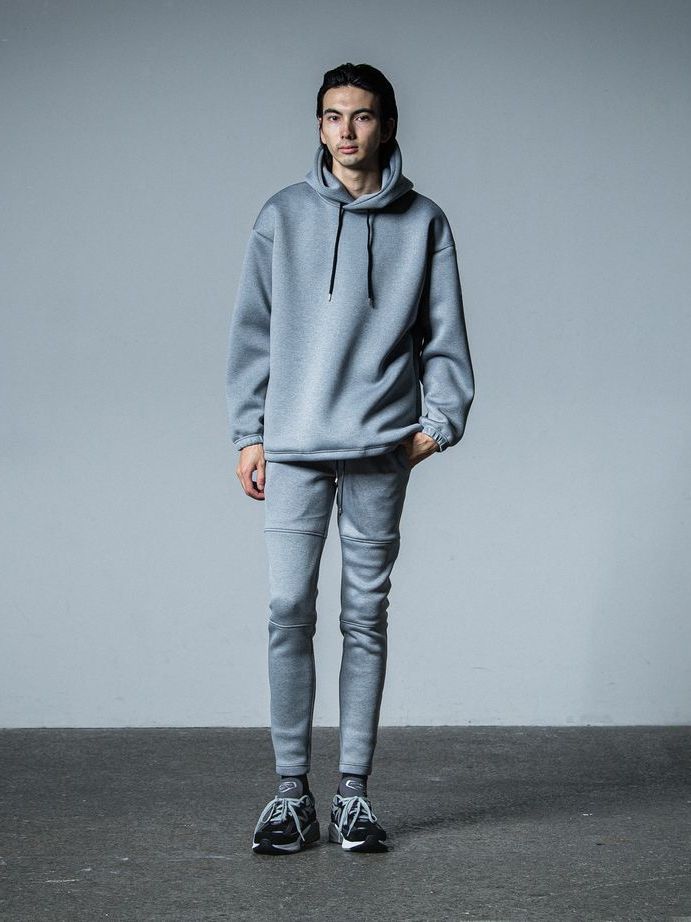 《予約品》 cardboard hoodie / ダンボールニットパーカー / グレー