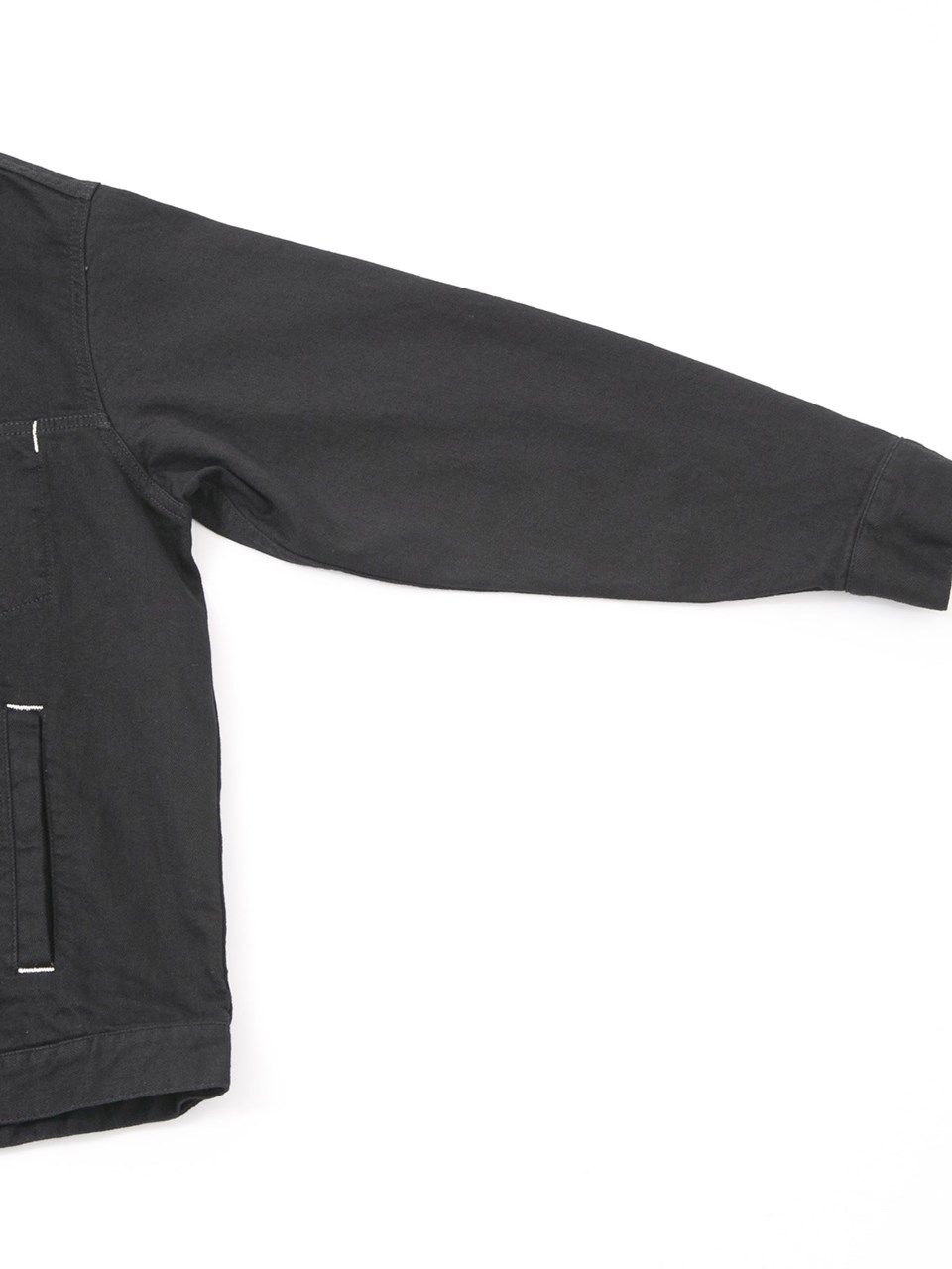 11oz Organic Cotton Stretch Denim Jacket / 11oz オーガニックコットン ストレッチデニム ジャケット / Jimmy / ブラック