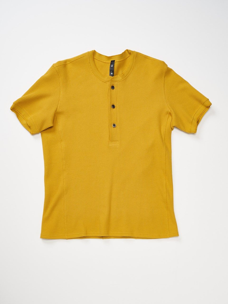 《予約品》 waffle henley / Tシャツ / イエロー