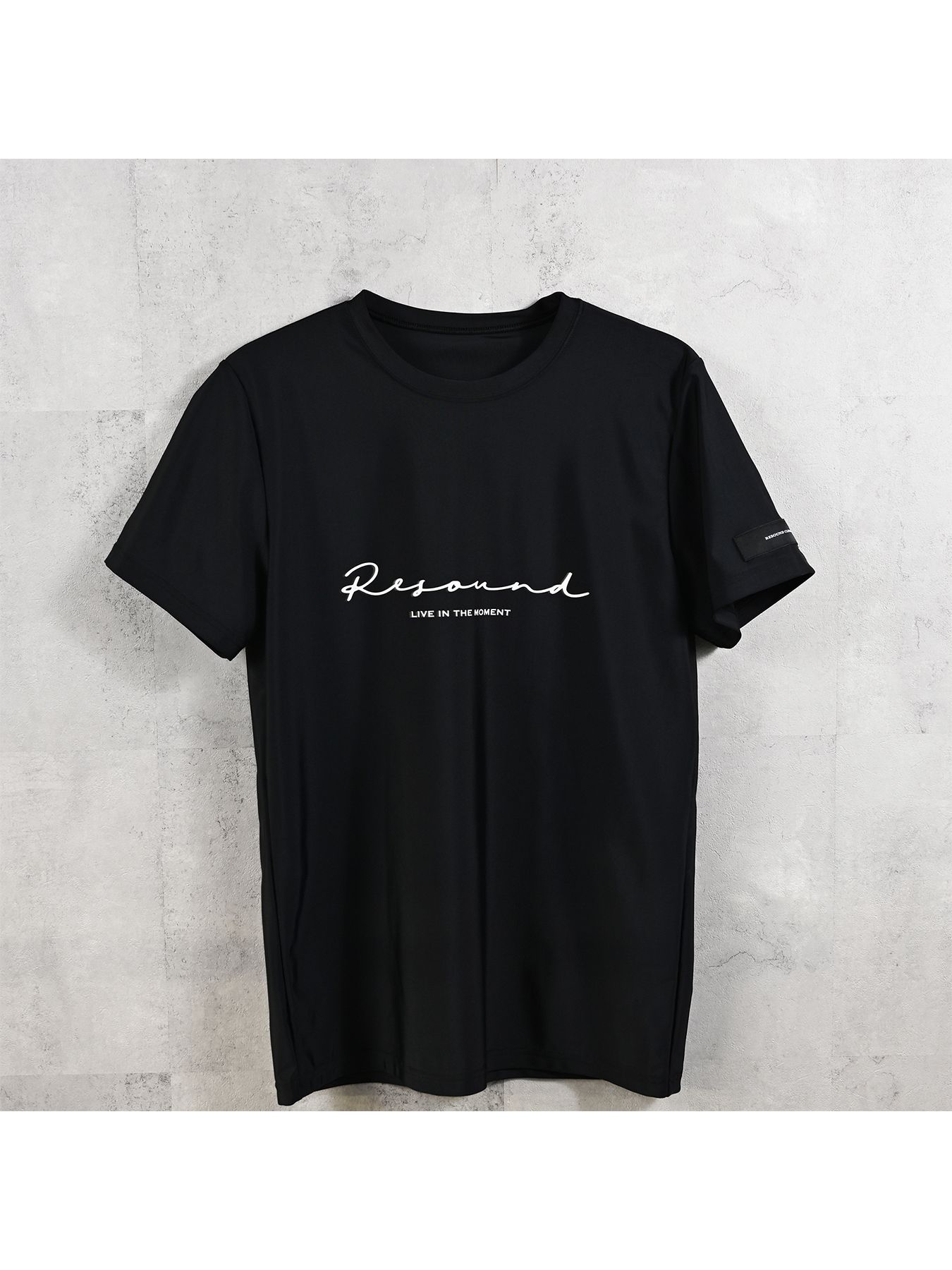 【予約品 】HANDWRITING RASH BASIC T / ラッシュガード ハンドライティングTシャツ / ブラック