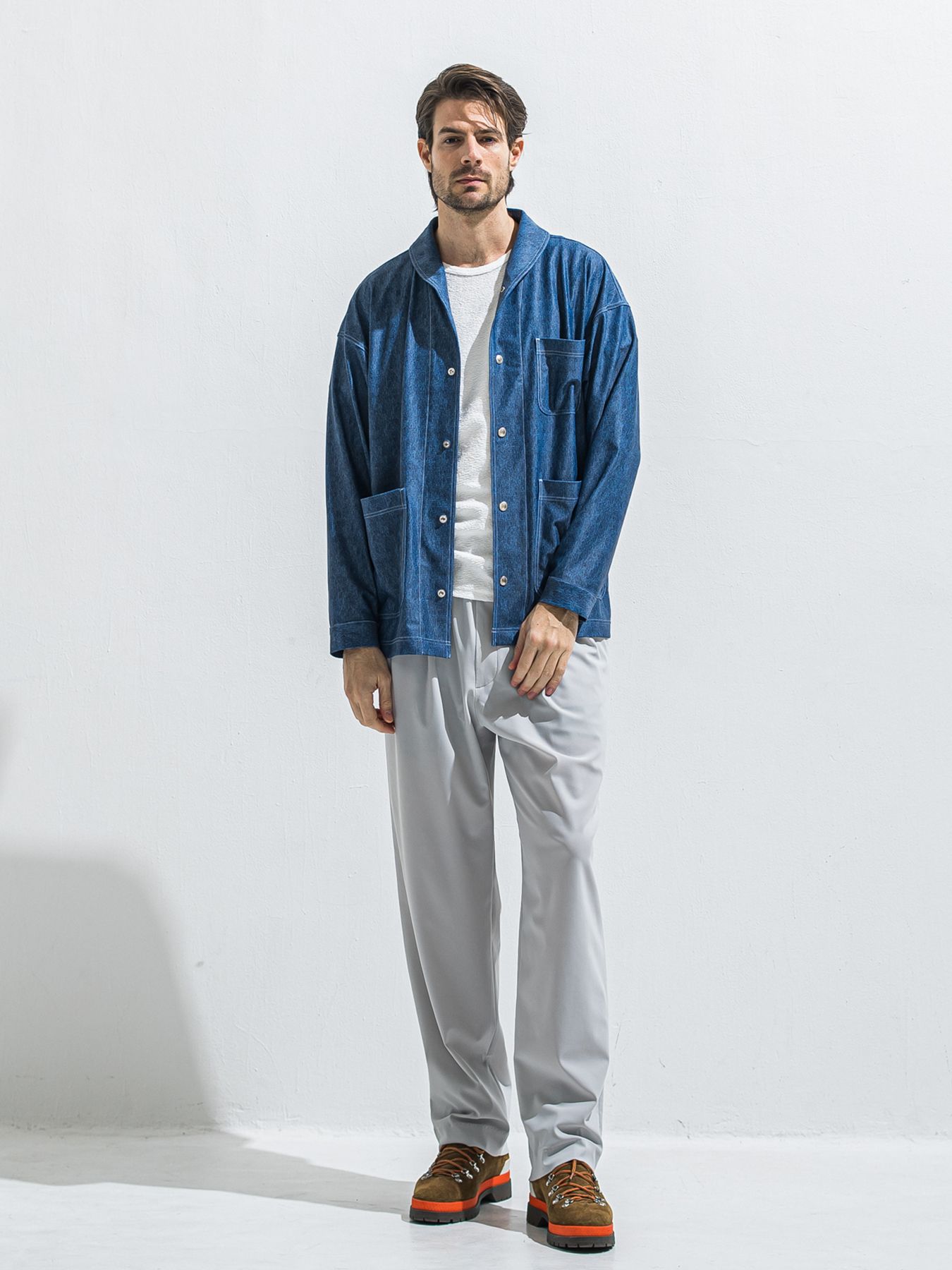 【予約品 2月15日(日) 18:00 締切】BEN PANTS / ワイドルーズパンツ / グレー