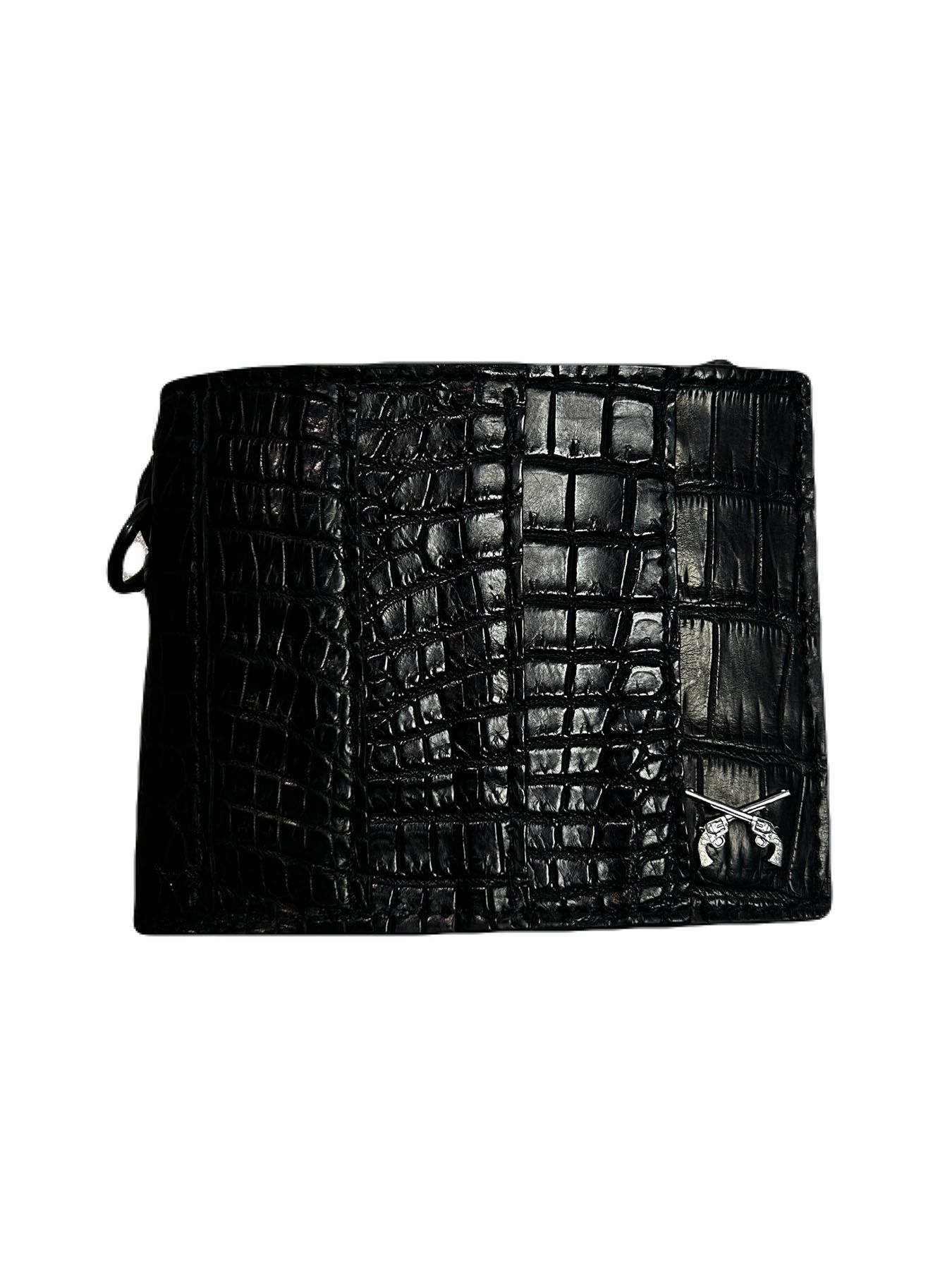 【予約品 8月10日(日) 締切 】CROCODILE WALLET / クロコダイル ウォレット / ブラック
