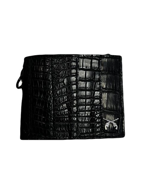 【予約品 3月9日(月) 18:00 締切】CROCODILE WALLET / クロコダイル ウォレット / ブラック