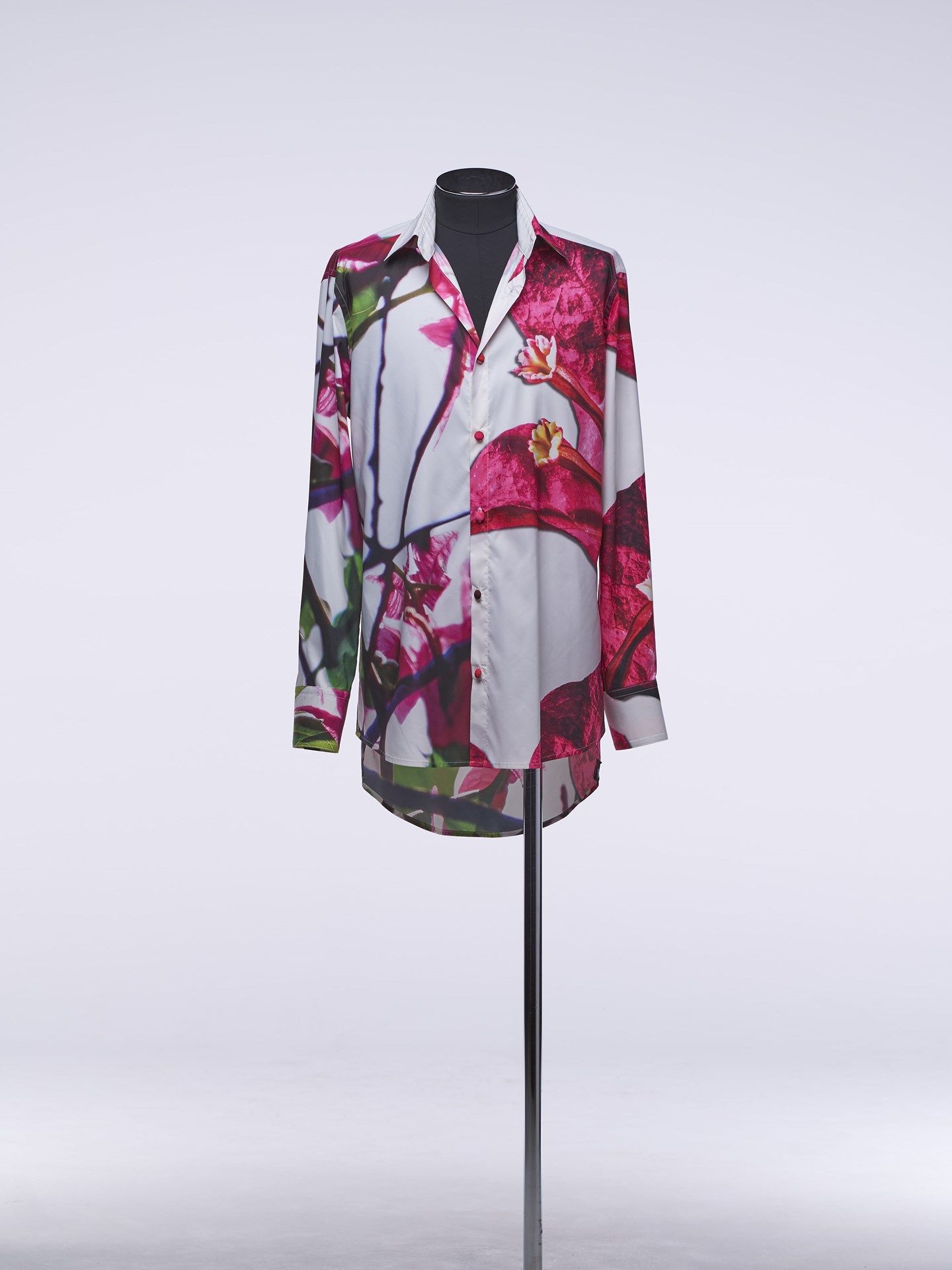 《予約品》 StandCollarFlareShirt / シャツ / ブーゲンビリア 【THE ONENESS】