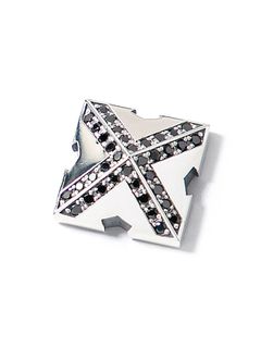 【予約品 10月12日(日) 締切】Silver925/Zirconia Snap Stud / シルバー925 スナップスタッズ / Black Zirconia