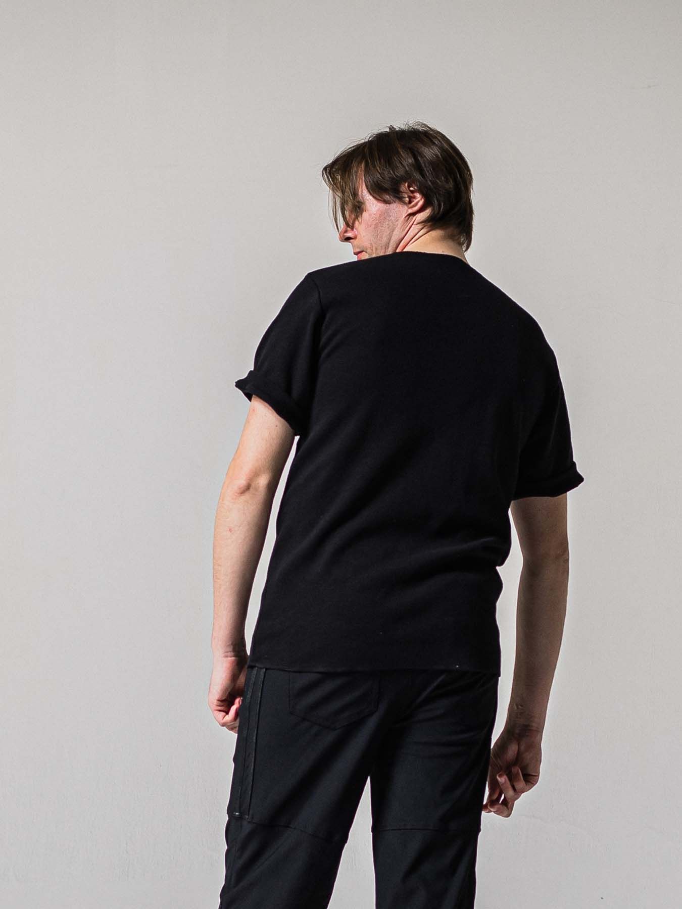 【予約品 11月16日(日) 締切】CUT OFF THERMAL T / カットオフサーマルTシャツ / ブラック