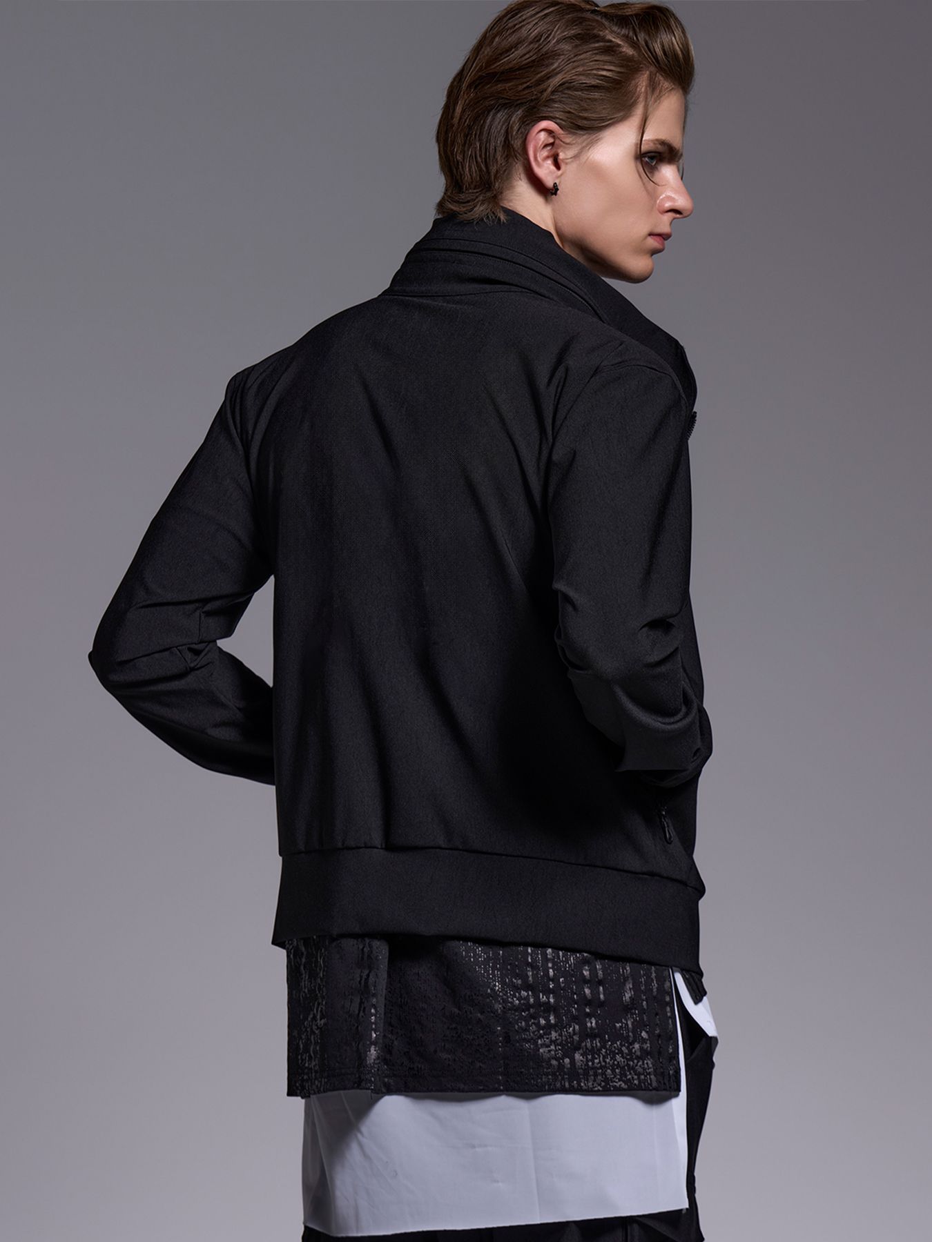 【予約品 1月4日(日) 締切】High Collar Jersey / ハイカラージャージ / ブラック