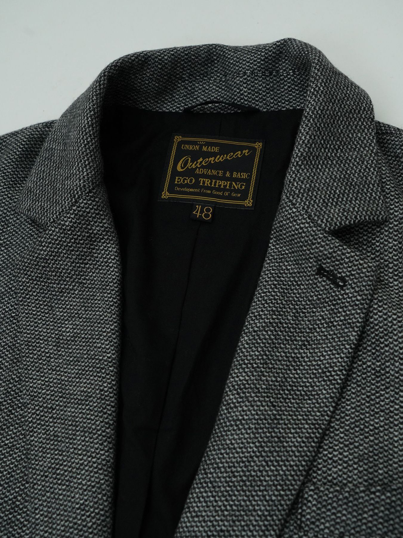 【予約品 】LOUNGECUT JACKET / ジャケット / アイボリー× ブラック