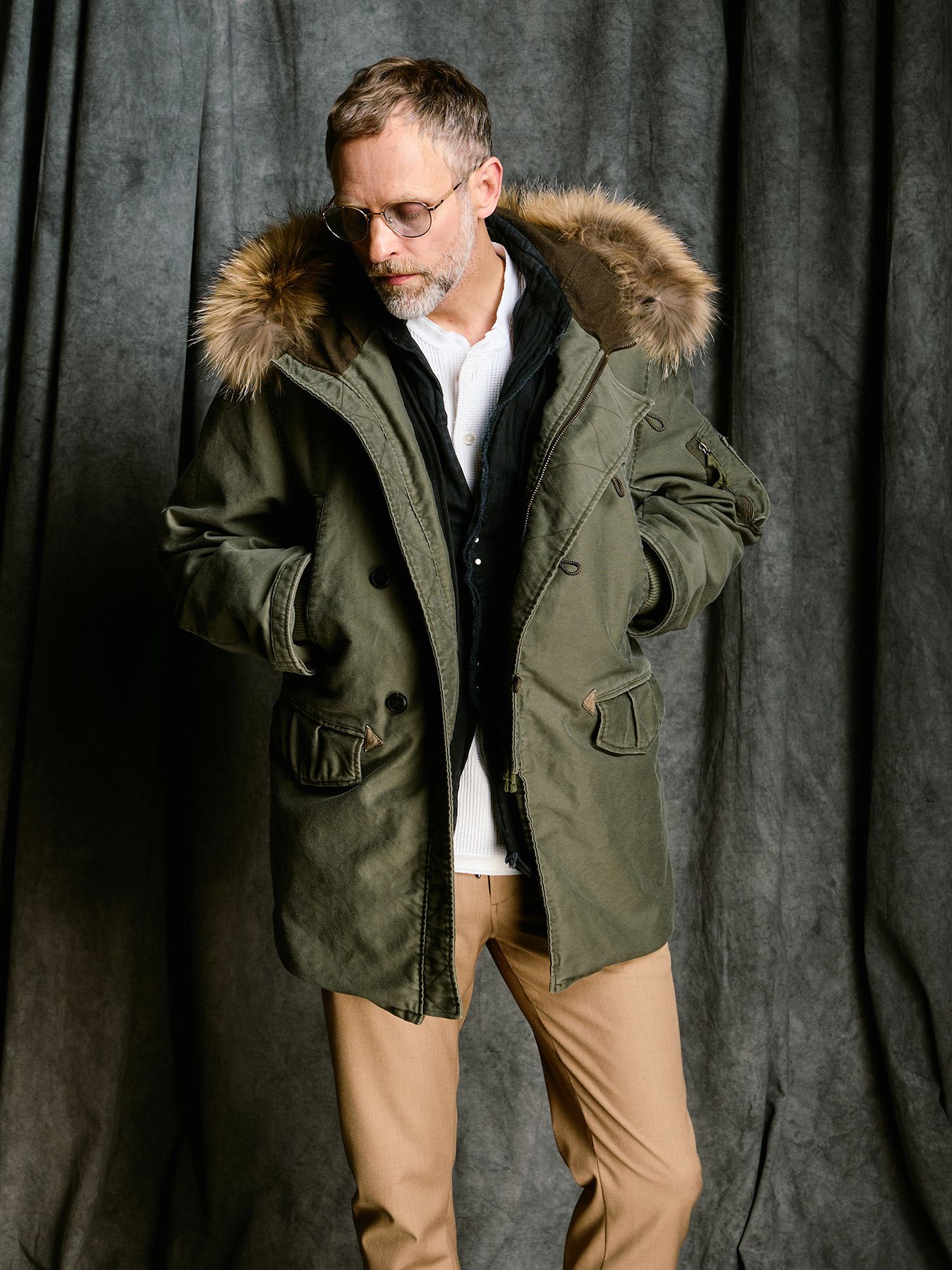 【予約品 4月19日(日) 18時締切】heavy moleskin N-3B/ ヘビーモールスキン N3B / オリーブカーキ