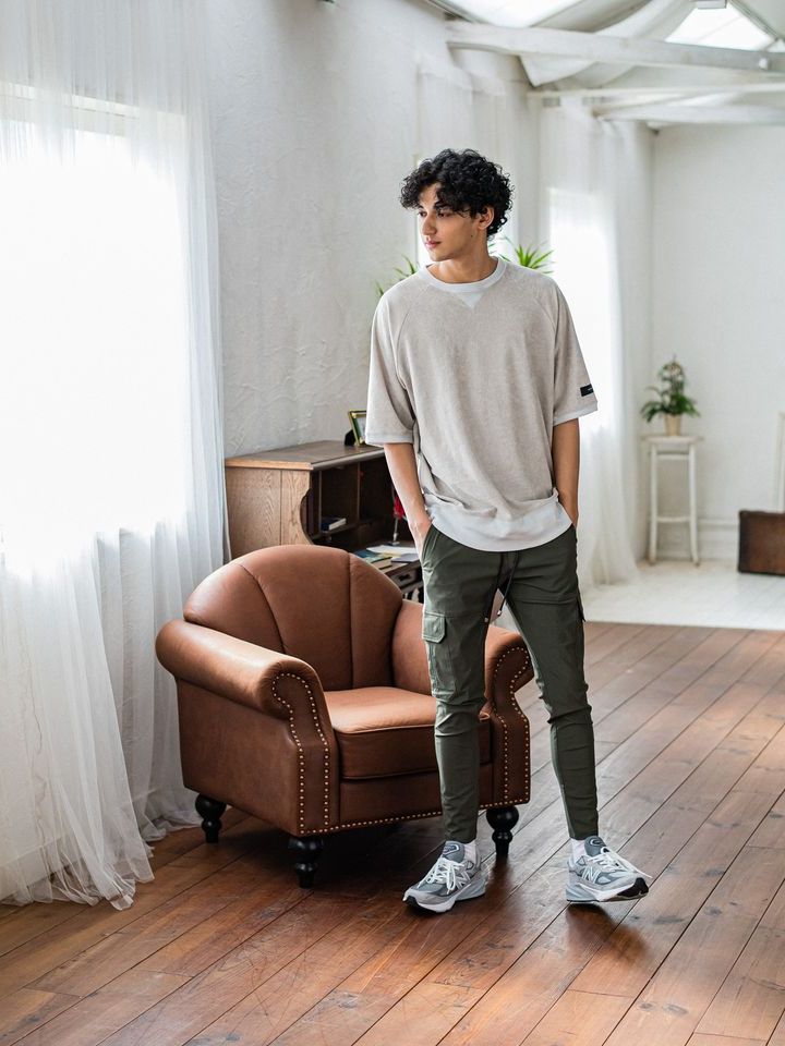 《予約品3月3日18：00締め》 Darrell cargo PT / カーゴパンツ / カーキ
