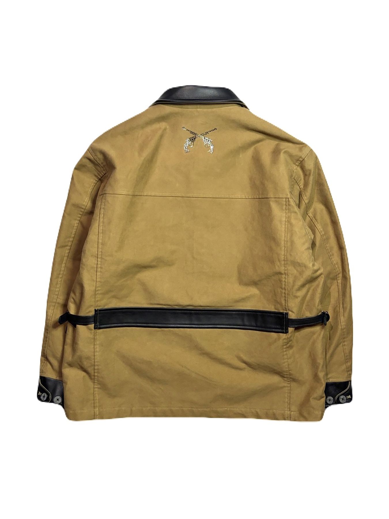 【予約品 3月9日(月) 18:00 締切】MOLESKIN JKT CRY / クリスタルクロスガン モールスキン ジャケット / ベージュ