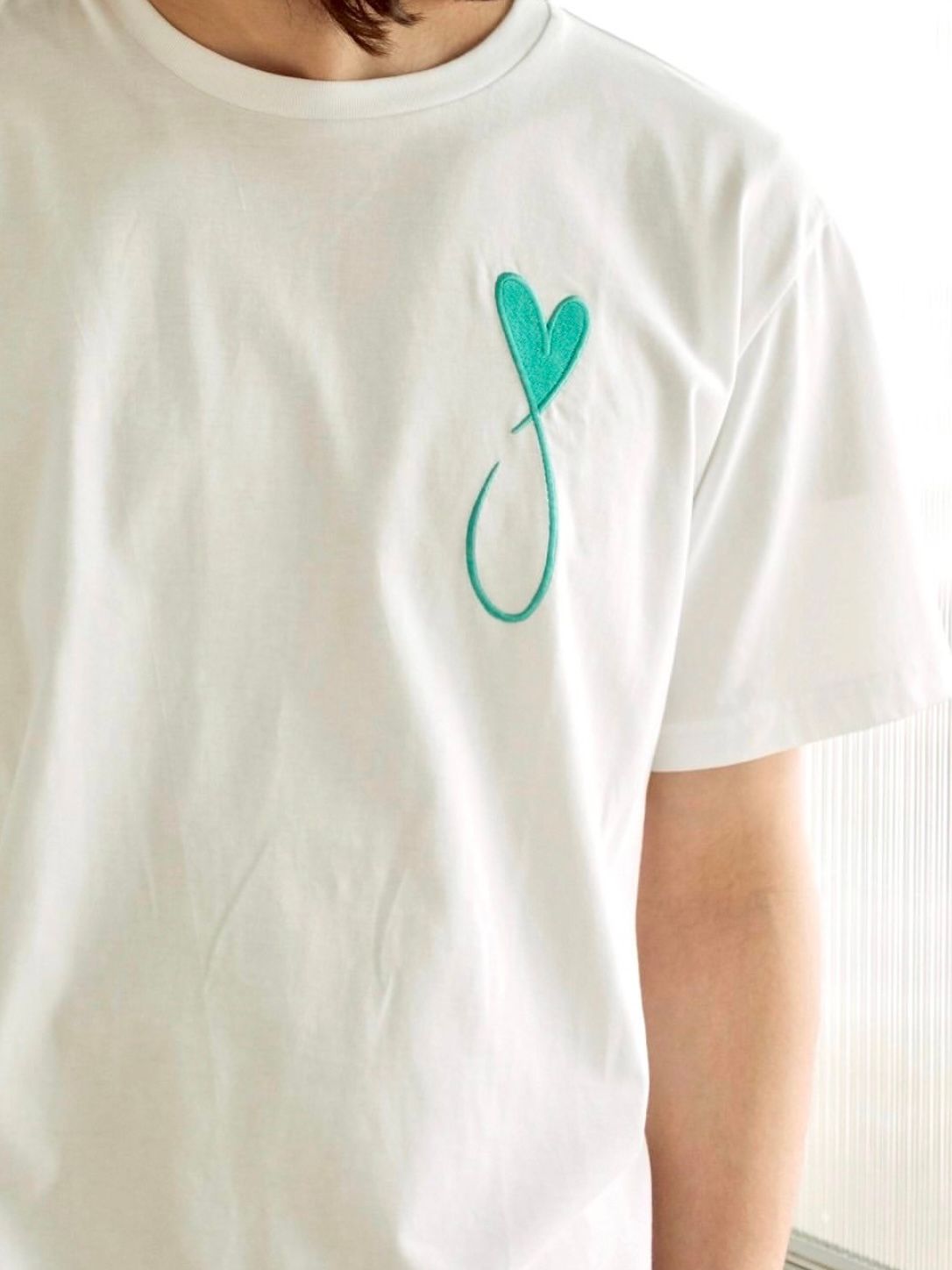 Tiphanie Big Logo T-Shirt / ホワイト×ブルー