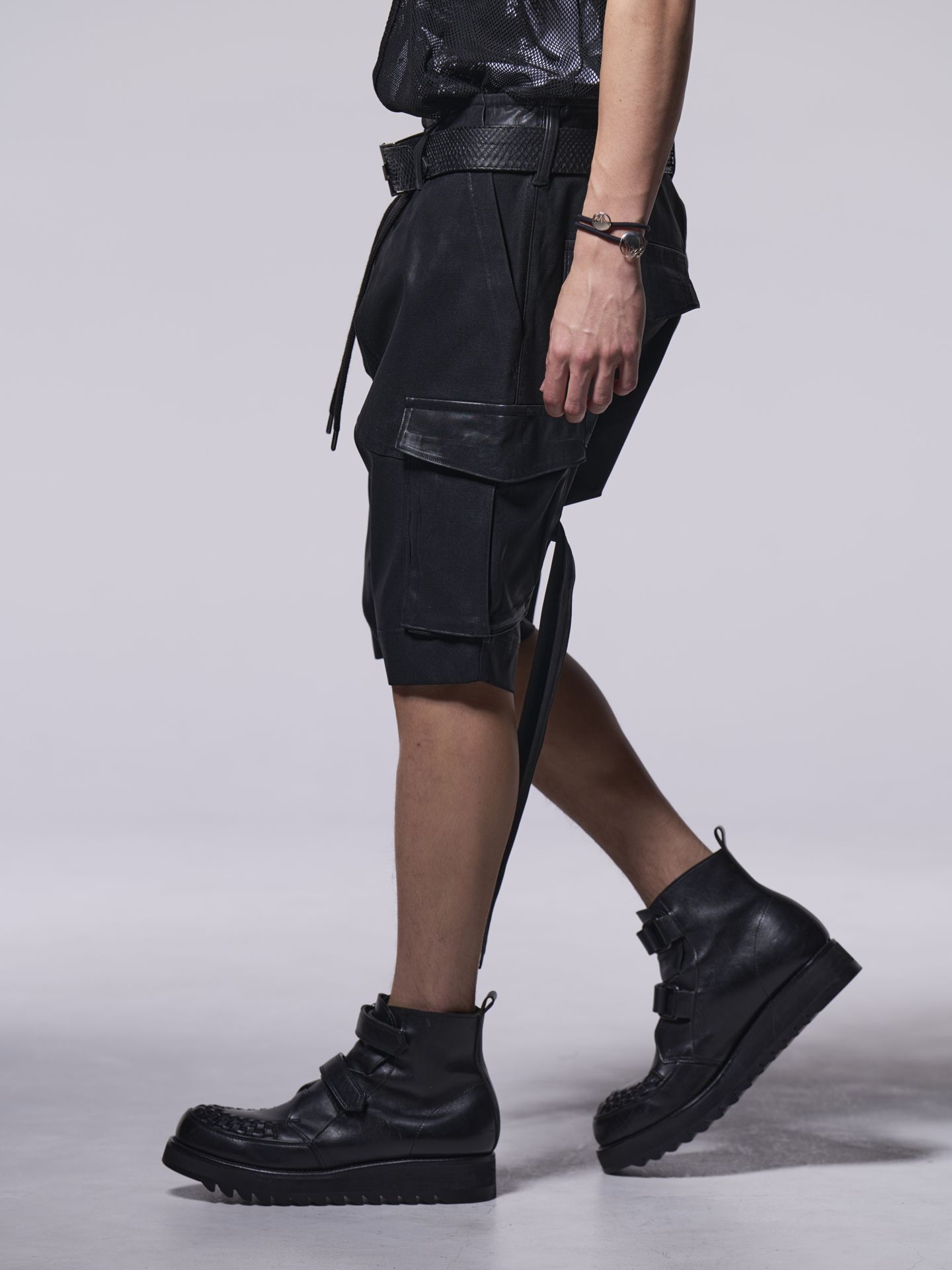 《予約品》 SarouelShortCargo / サルエルショートカーゴ / ブラック・コーティング