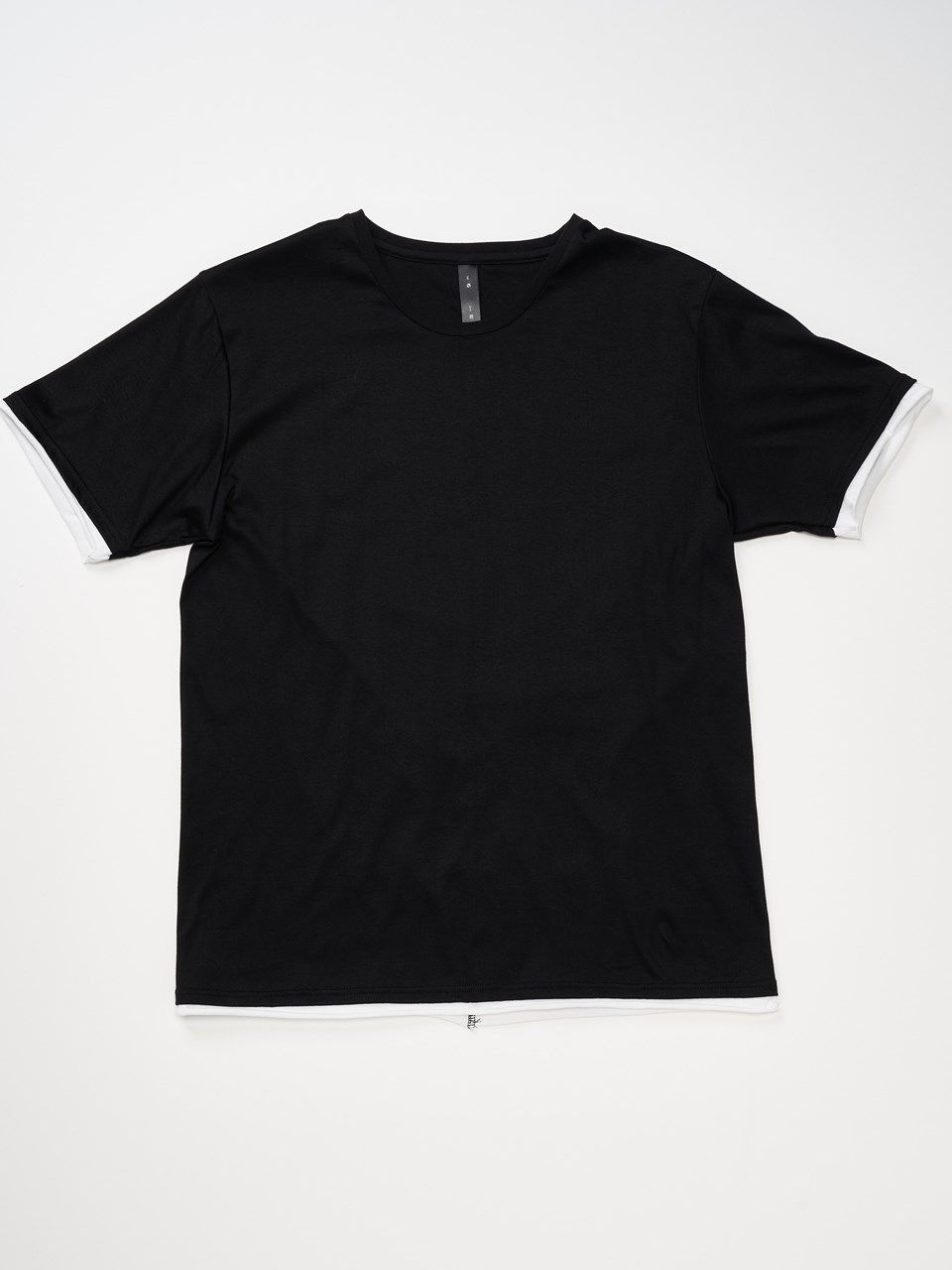 《予約品》 sweater's cut S/S / Tシャツ / ブラック×ホワイト