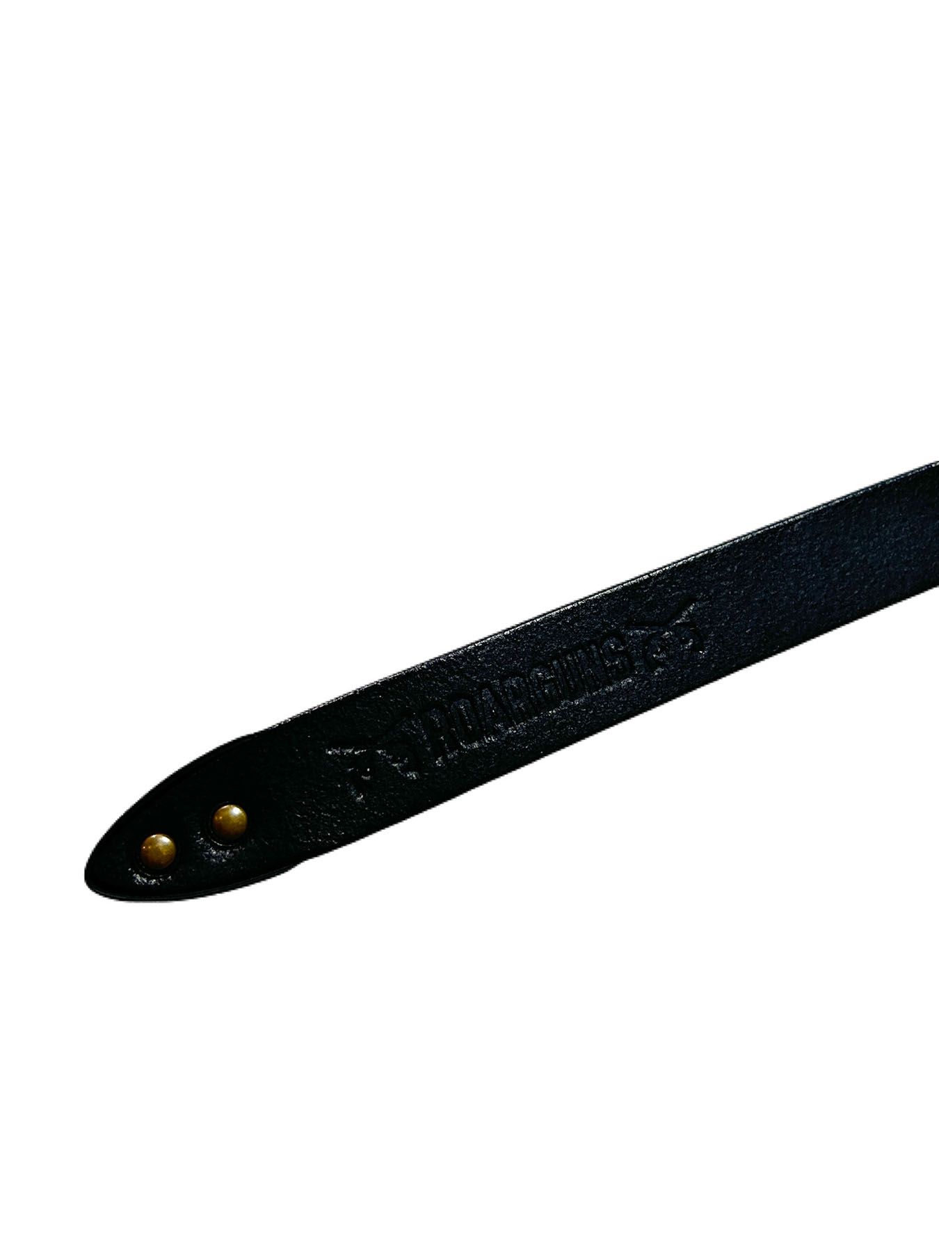 【予約品 8月10日(日) 締切 】COW LEATHER BELT / カウレザーベルト / ブラック