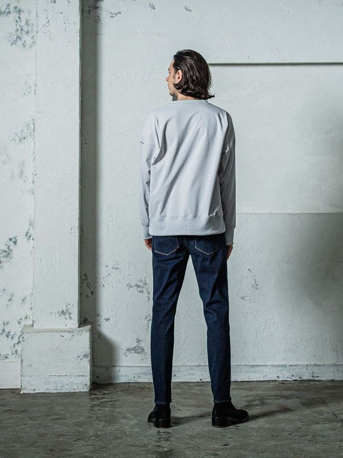 《予約11月17日19時締め》 EX sweat drop trainer / トレーナー / グレー