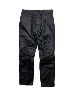 【予約品 3月9日(月) 18:00 締切】O.WASH COATING PT / ワンウォッシュ コーティング チノクロス モトクロス パンツ / ブラック