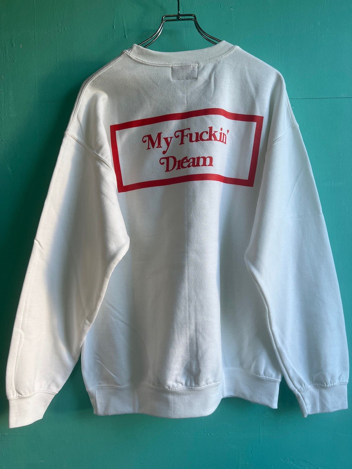 《予約》 M sweat シャツ (square) / ホワイト  【M】 3月頃~入荷予定