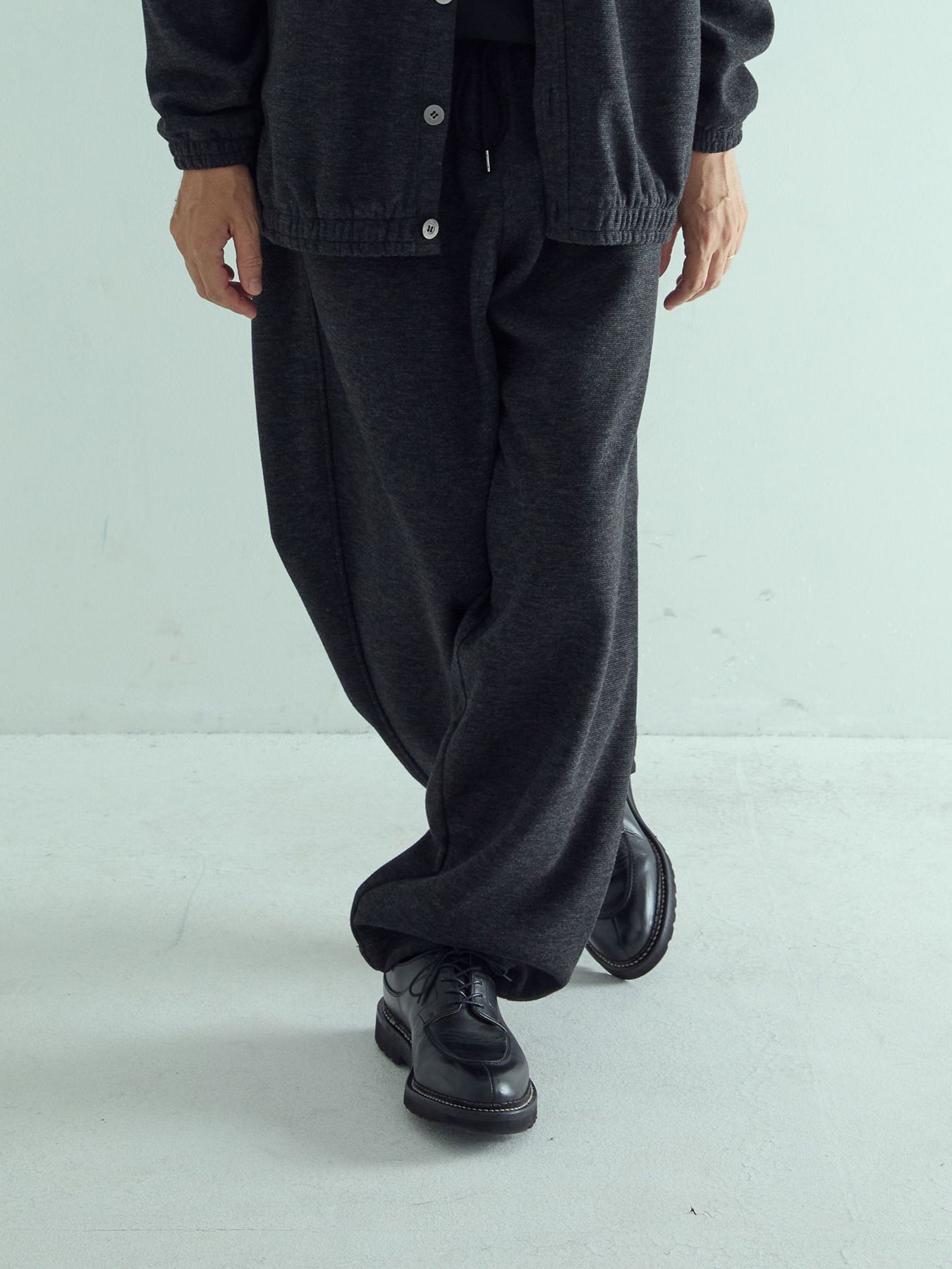 【予約品 】LUXMODERN EASYTROUSERS / イージーパンツ / 杢ブラック