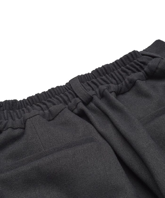 クロスタックワイドトラウザーズ グレー【NOID.】