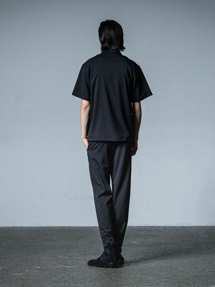 《予約品》 PULLOVER HALF SHIRT  / ハーフジップシャツ / ブラック