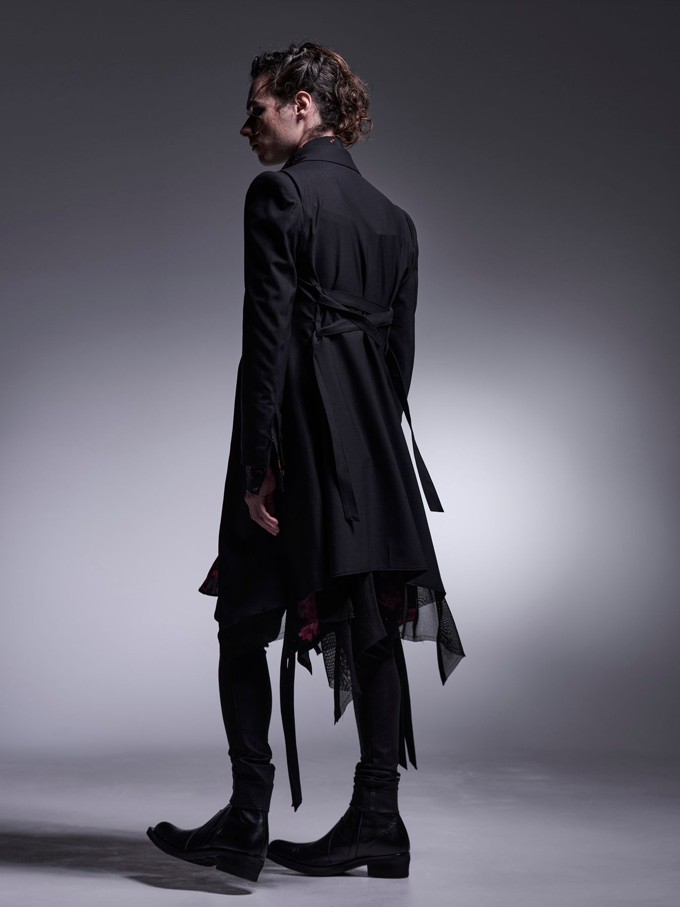 【予約品 7月13日(日) 締切】Long Flare Jacket / ロングフレアジャケット / ブラック