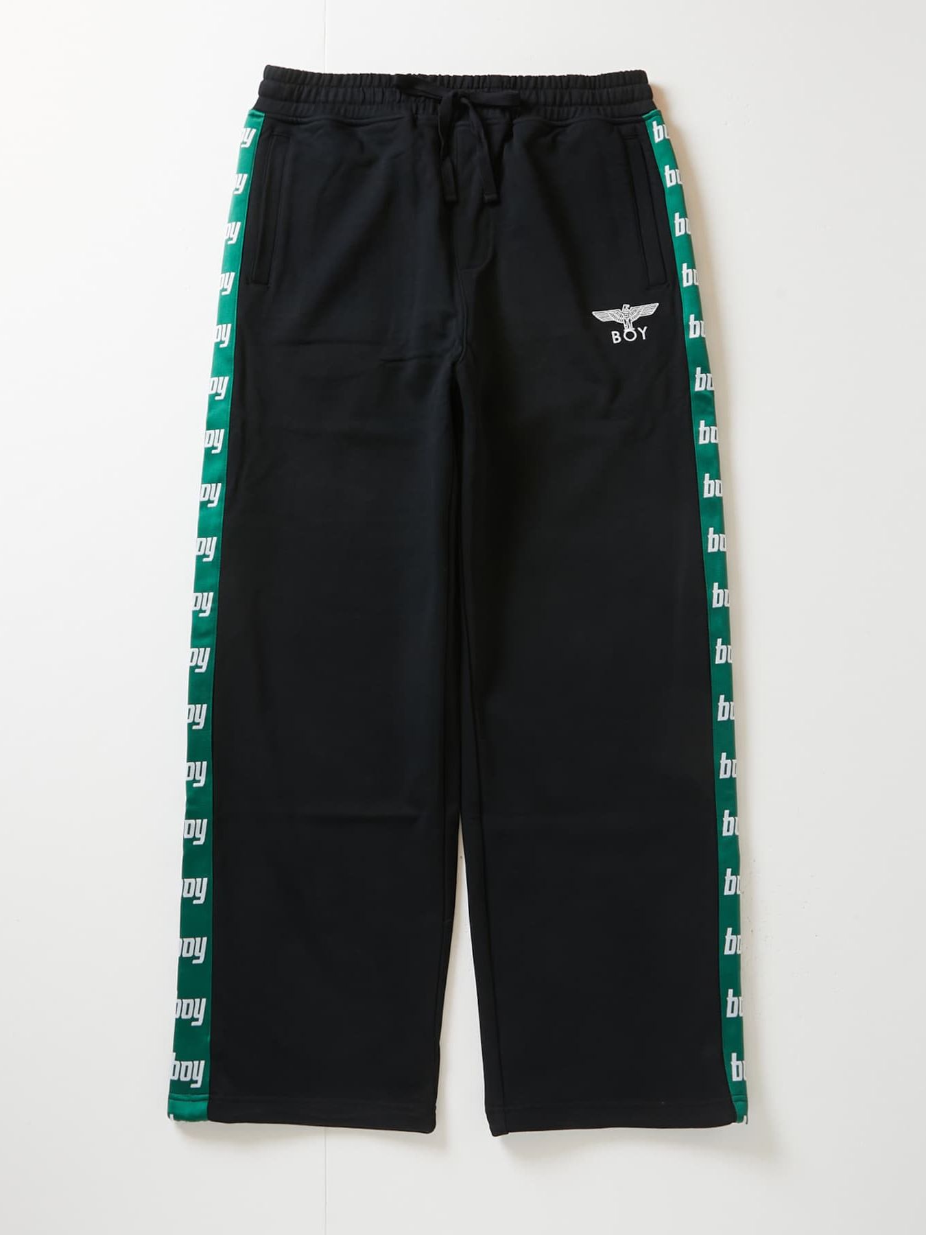 BOY UTILITY TRACK PANTS BLACK / イージーパンツ / ブラック