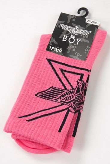 UK EAGLE SOX ソックス / PINK 【BOY LONDON】