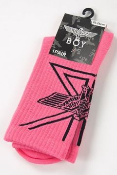 UK EAGLE SOX ソックス / PINK 【BOY LONDON】