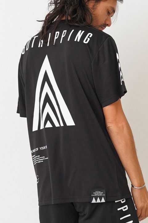 EGO TRIPPING TRAINING TEE スポーツウェア / 05:BK×WH 【EGO TRIPPING】