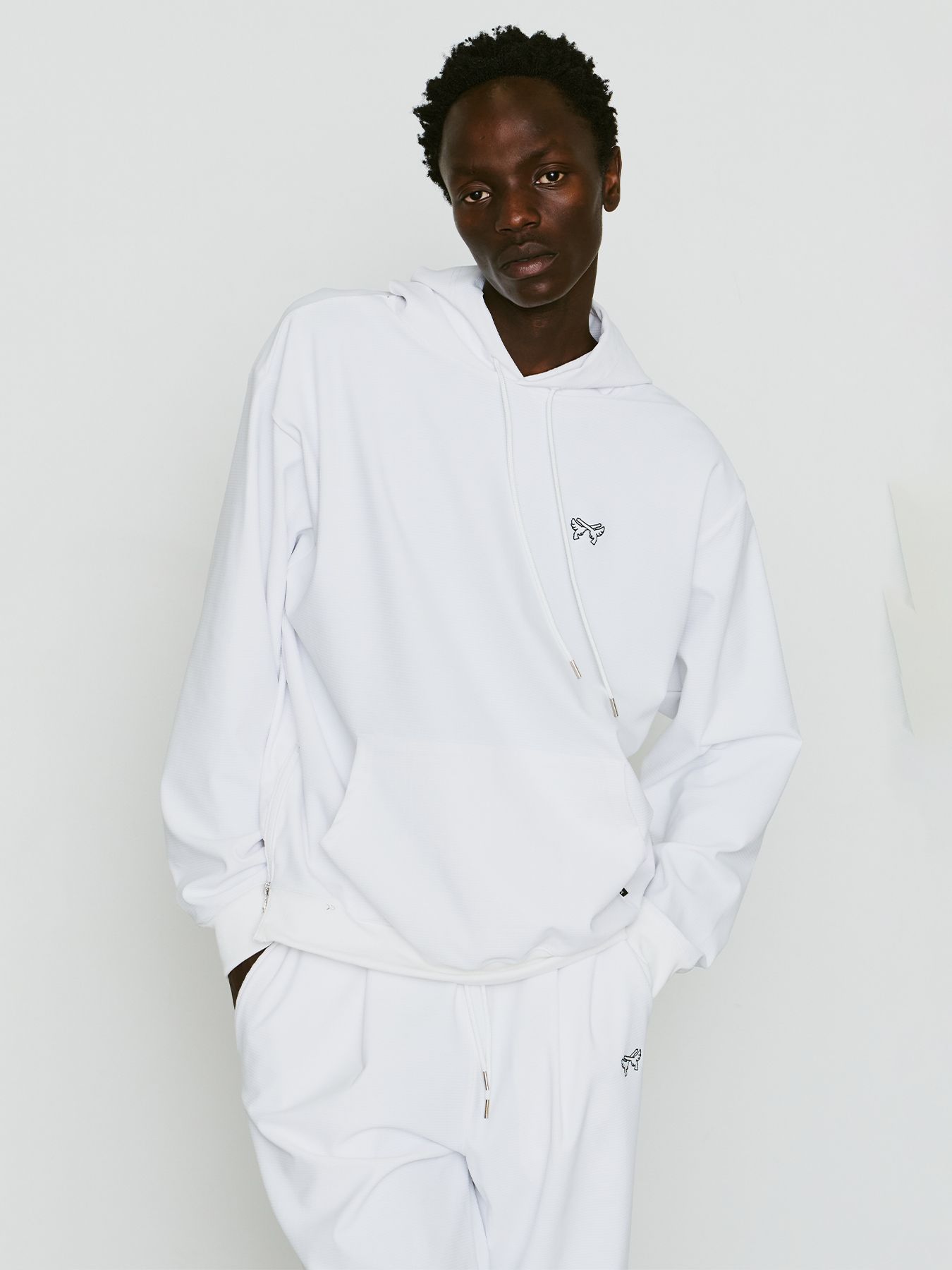 【予約品 8月10日(日) 締切 】WING EMB MESH PANTS / ウイングエンボス メッシュパンツ / ホワイト
