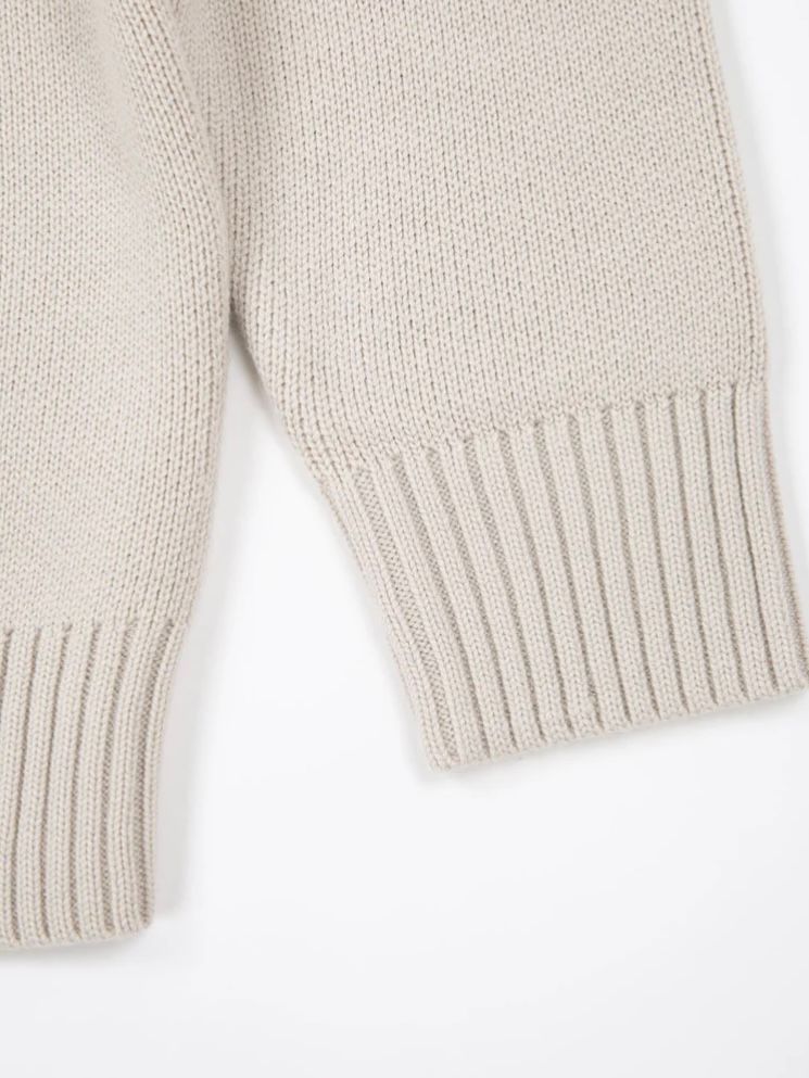 BOY CREW NECK SWEATER OFF WHITE【B223N6060031】