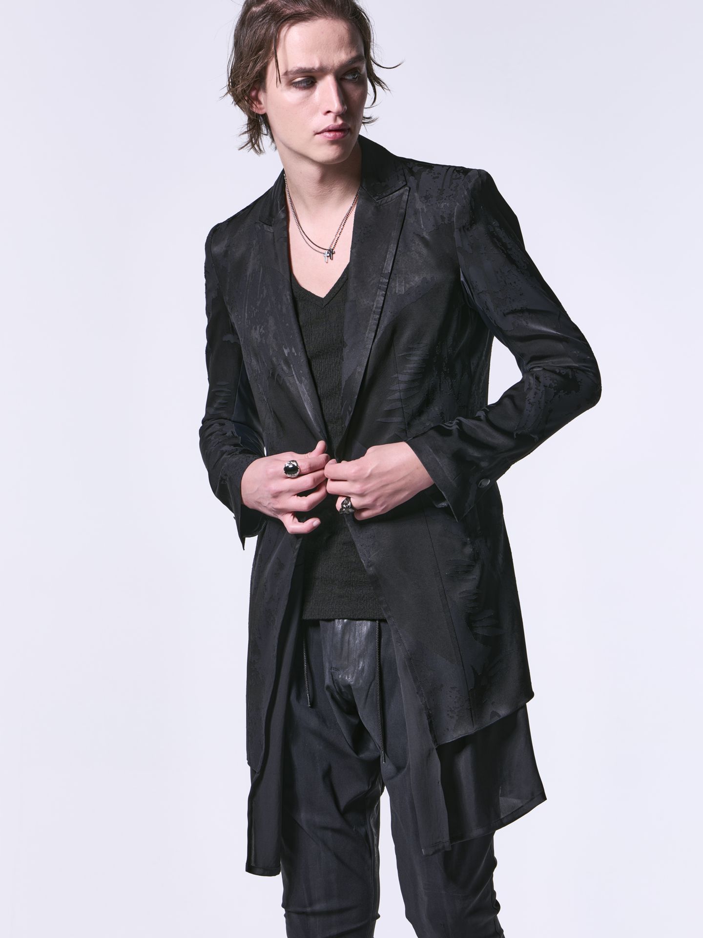 《予約品》 Opal LayeredJacket / レイヤードジャケット / ブラック