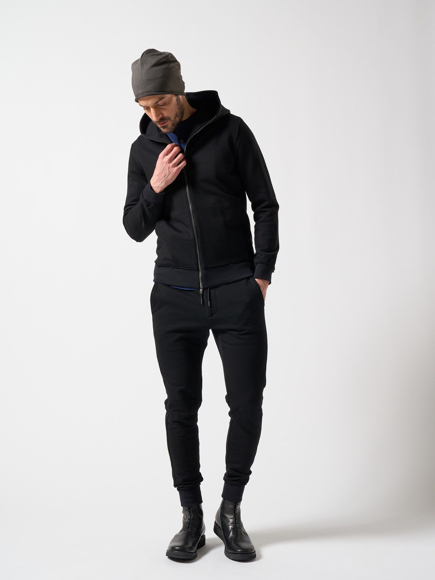wjk - cut-off watch cap / キャップ / ダークグレー | BRYAN